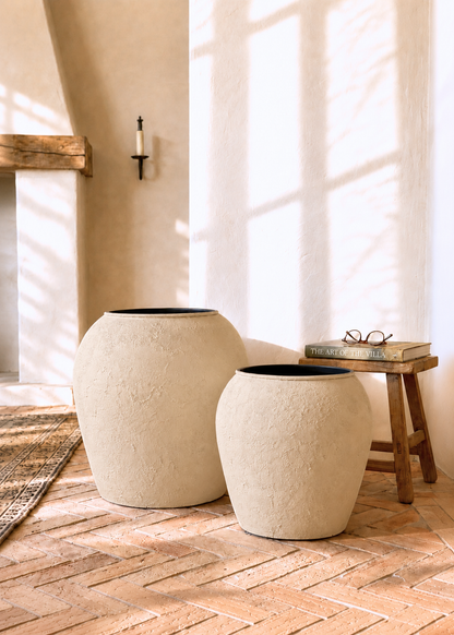 Mesa Planters - Rustic Ivory