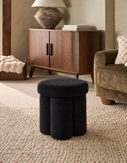 Derby Pouffe - Black