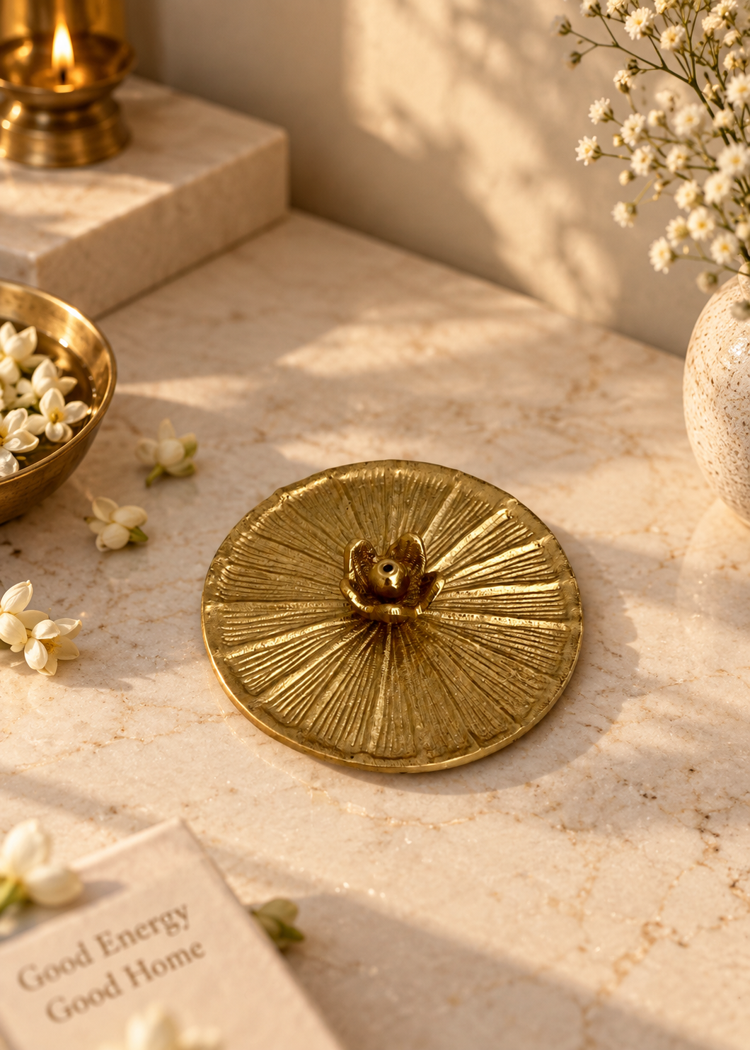 Lotus Bloom Incense Stick Holder