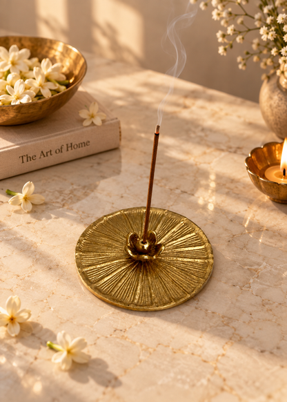 Lotus Bloom Incense Stick Holder