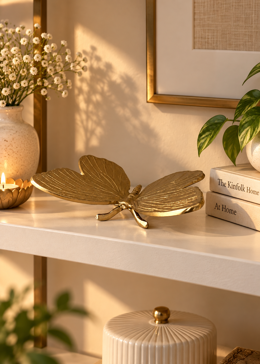 Gold Butterfly Accent