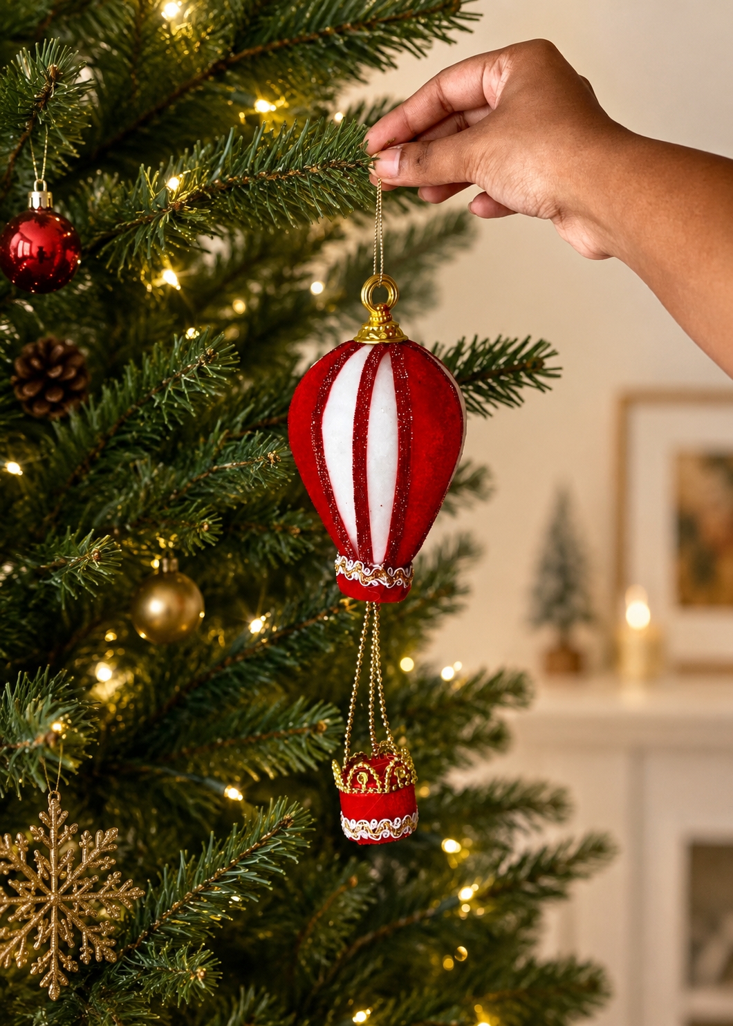 Christmas Hot Air Balloon