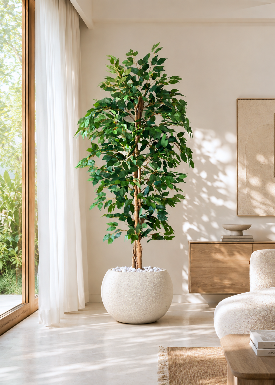Artificial Weeping Ficus Plant - 6 Feet