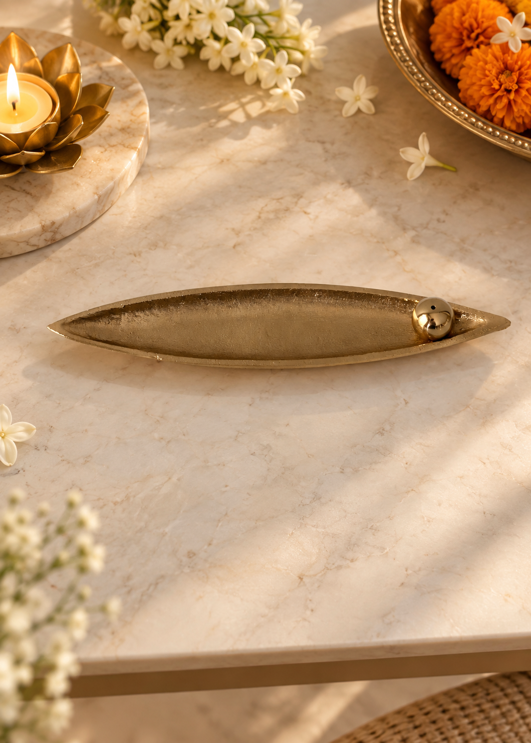 Serene Gold Incense Stick Holder