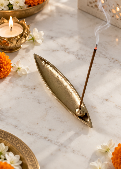 Serene Gold Incense Stick Holder