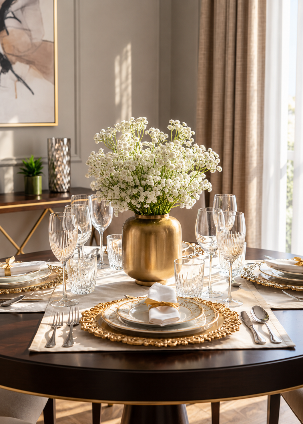 Rasa Vase - Gold