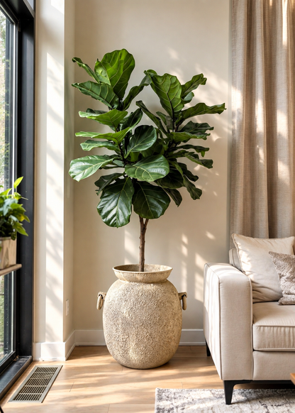 Claystone Urna Planter