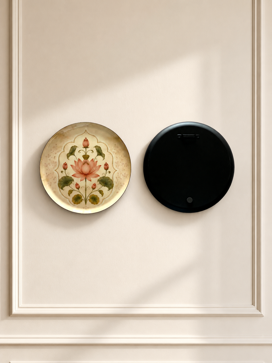 Lotus Pichwai Wall Plates (Set of 5)