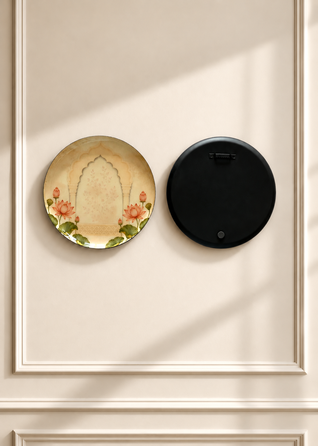 Lotus Pichwai Wall Plates (Set of 5)