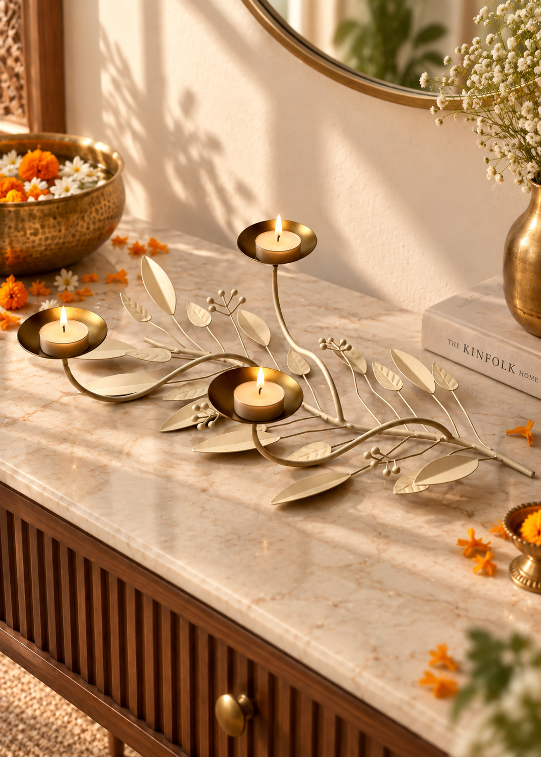 Arbor Leaf Candle Stand
