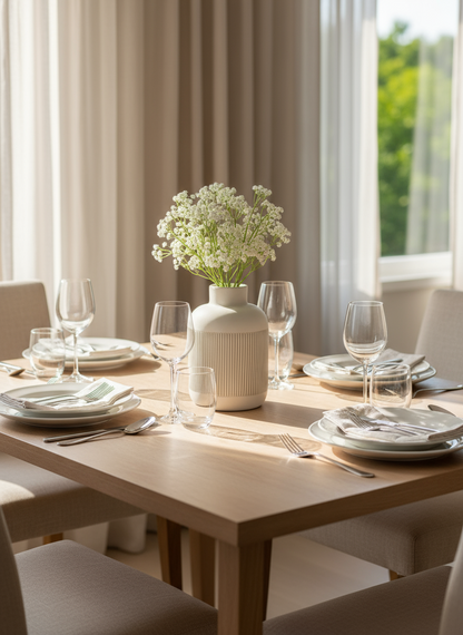 Artificial Babys Breath Bunch - Set of 2