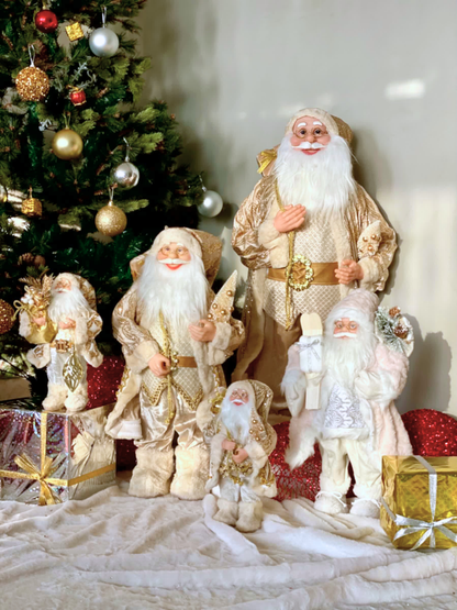 Christmas Jolly Santa Claus - 1.5 Feet (White)