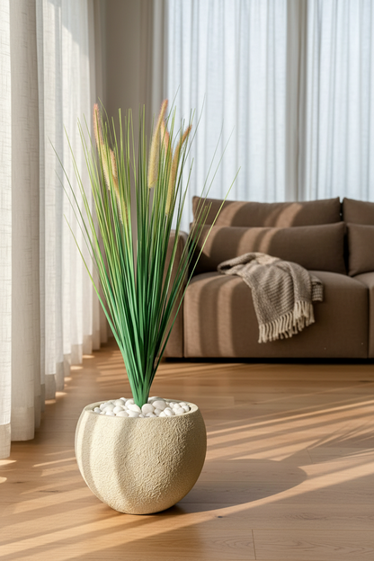 Artificial Sage Pampas Grass Bunch - 3 Feet