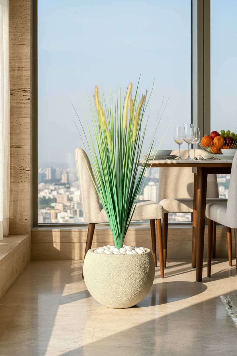 Artificial Sage Pampas Grass Bunch - 3 Feet