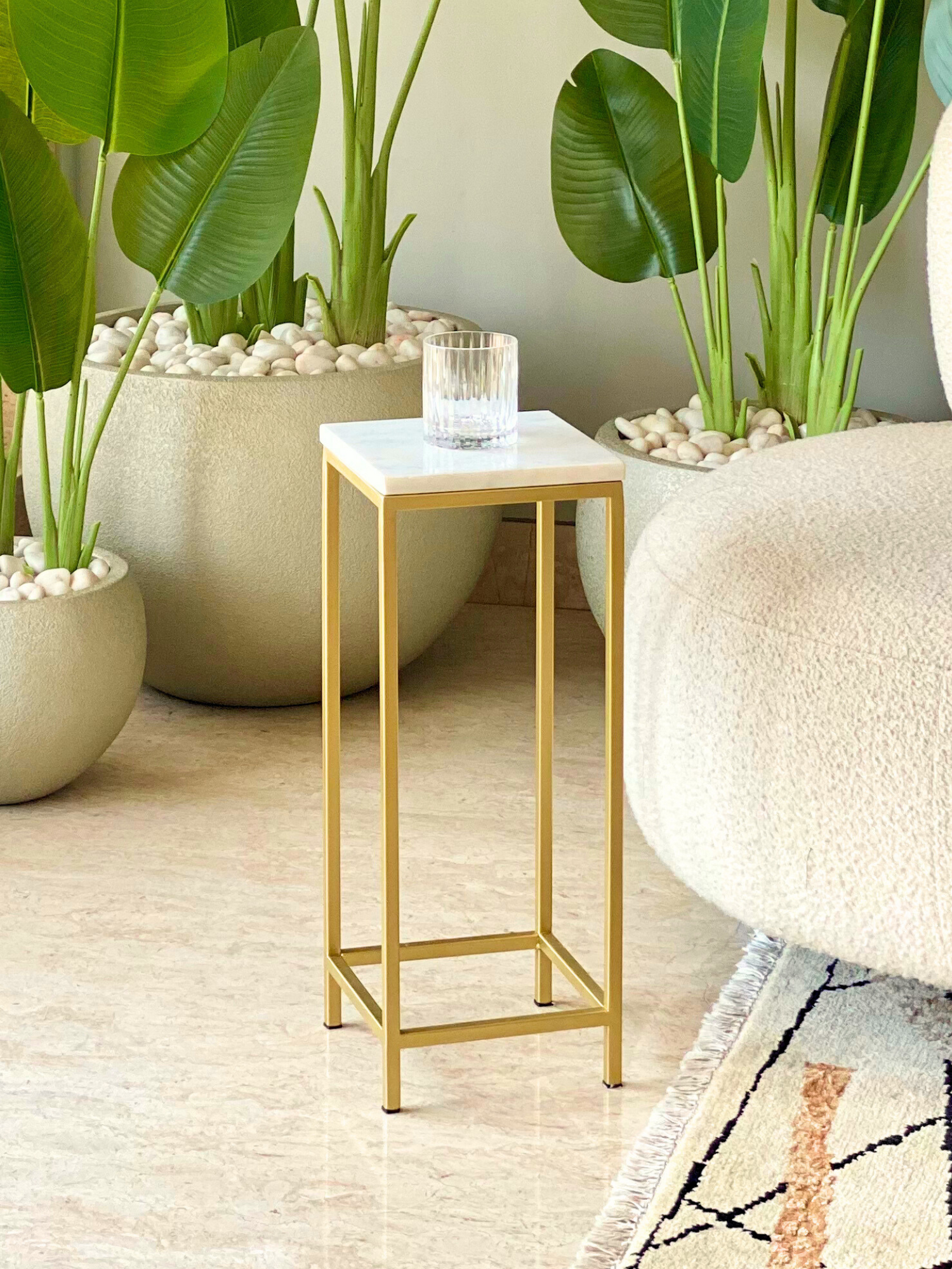 Buy Premium Marble Top Drink Table Mason Home