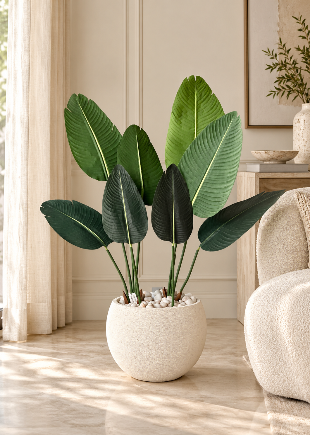 Artificial Broad Leaf Banana Plant - 4 Feet
