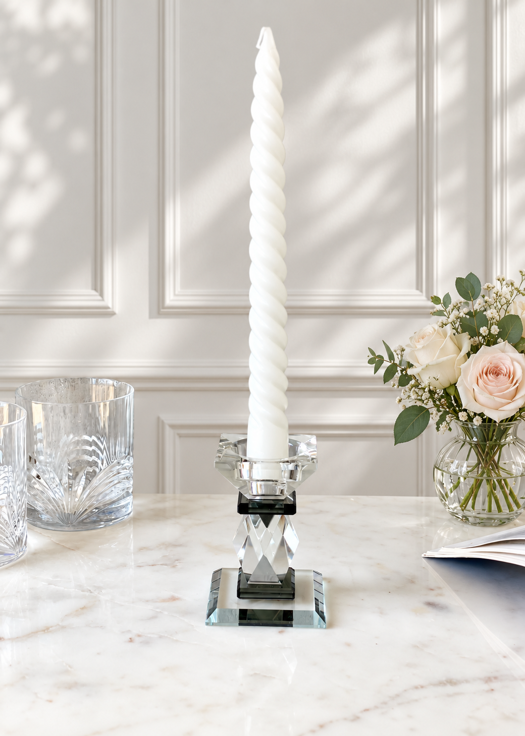 Black Axis Candle Stand - Small