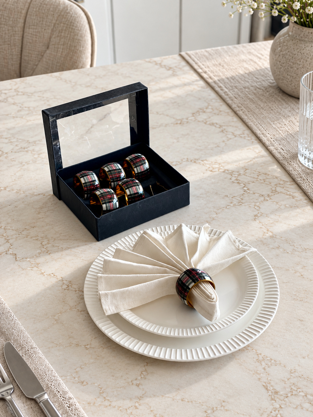 Orbelle Napkin Rings - Set of 6