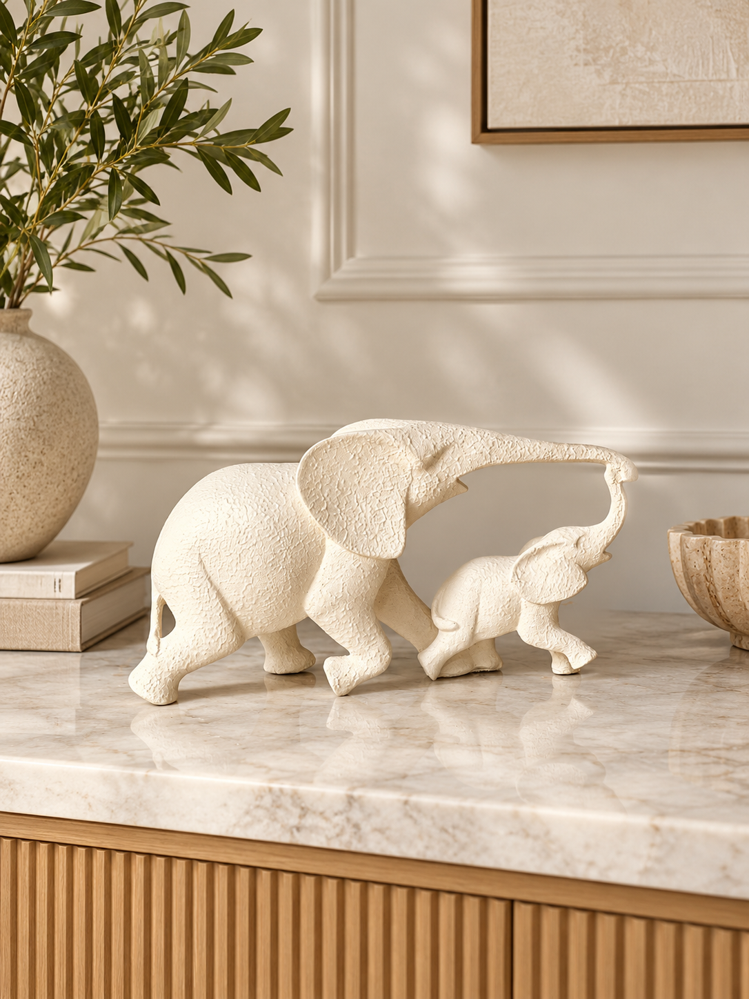 Aira Ivory Elephant Duo Accent