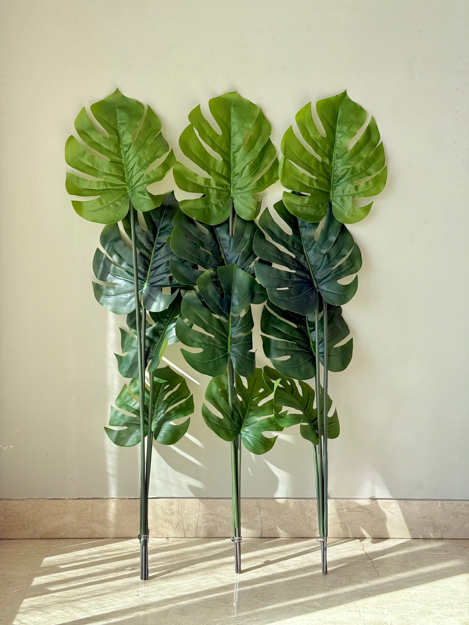 monstera plant fake Artificial Lush Monstera Plant