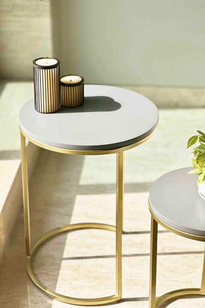 Oxford Grey Wooden Table (Set of 2)