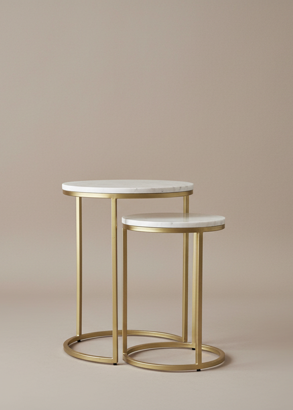 Oxford Marble Side Table (Set of 2)