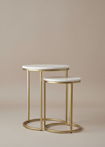 Oxford Marble Side Table (Set of 2)