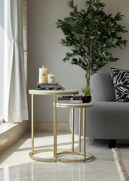 Oxford Marble Side Table (Set of 2)