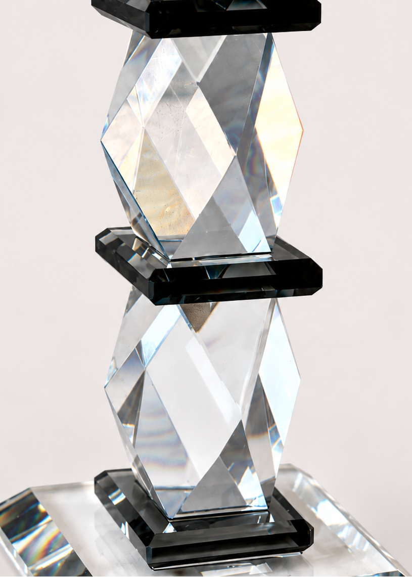 Black Axis Candle Stand - Medium
