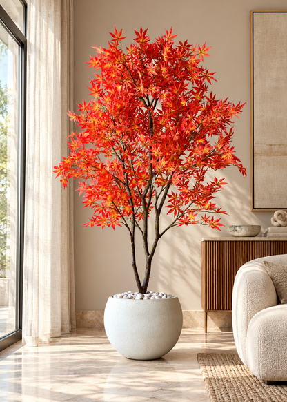 Artificial Japanese Maple Plant - 6.5 Feet