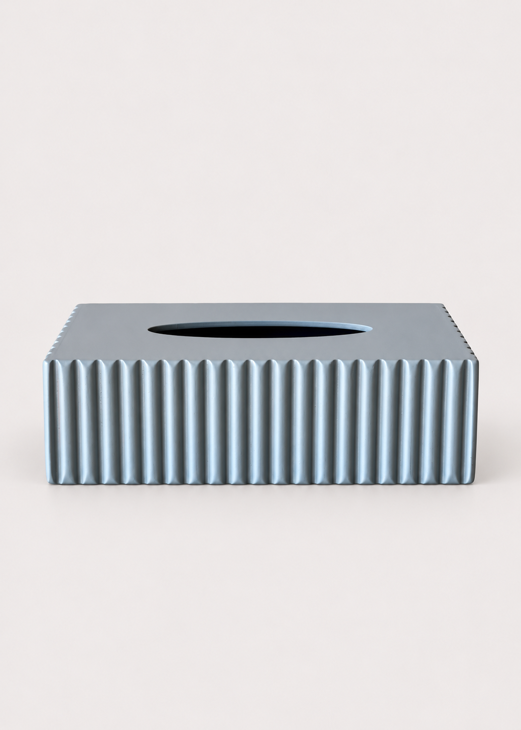 Imperium Fluted Tissue Box - Grey