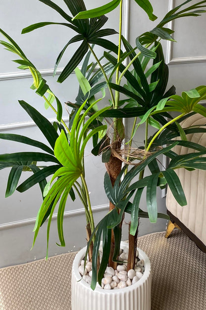 Artificial Raphis Palm Sticks - 4.5 Feet