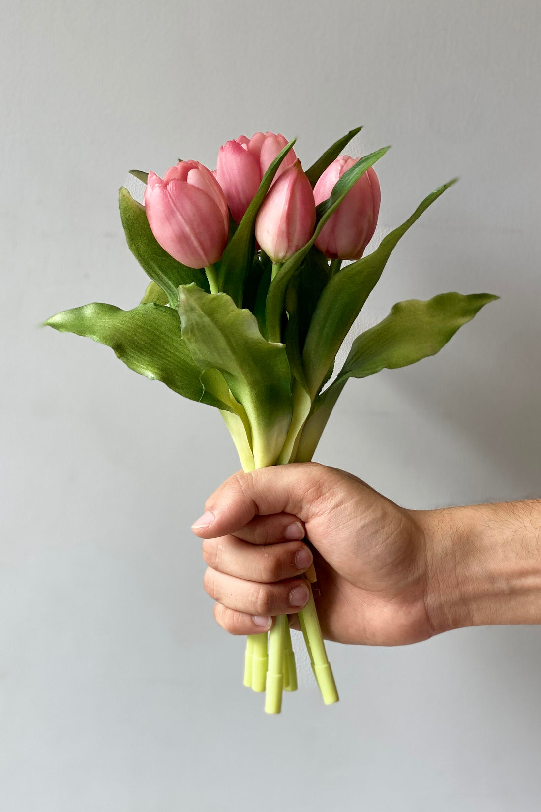 Artificial Pink Tulip Flower Bunch