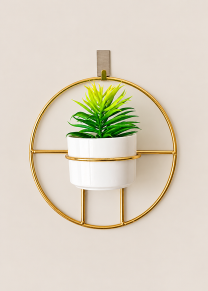 Artificial Variegated Agave Wall Hanging Plant