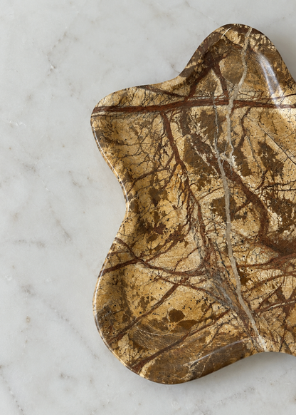 Marble Trinket Tray - Bidasar Brown