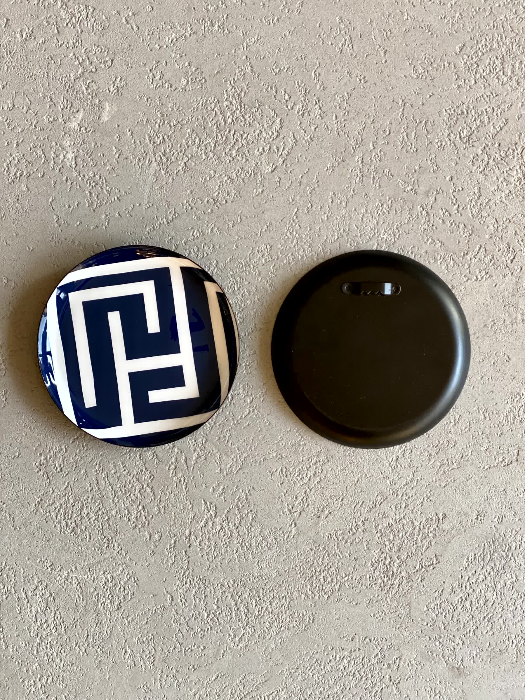 Indigo Wall Plates (Set of 6)