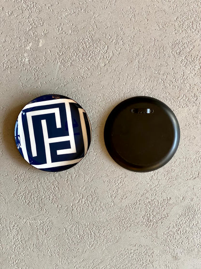 Indigo Wall Plates (Set of 6)