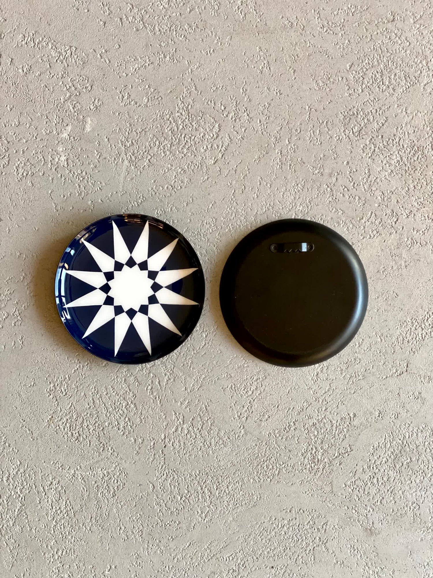 Indigo Wall Plates (Set of 3)
