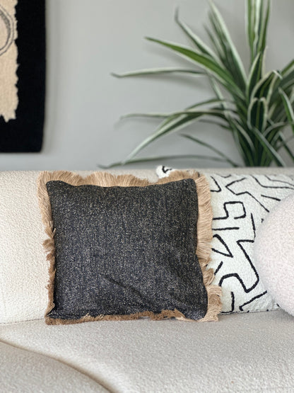 Sparkle Cushion Cover - Black