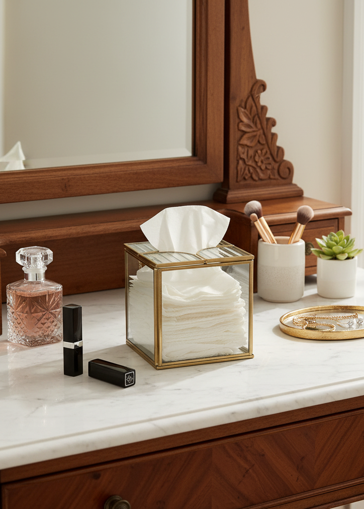 Milan Square Tissue Box