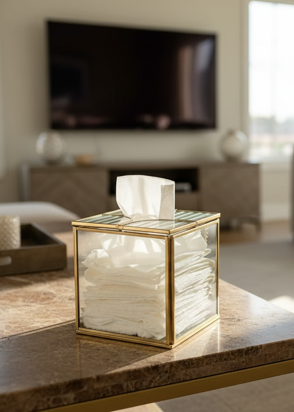 Milan Square Tissue Box