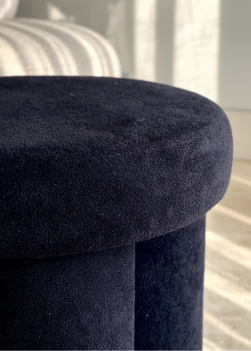Derby Pouffe - Black