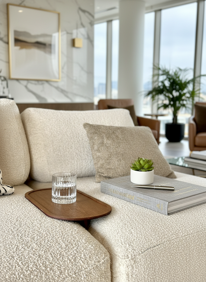 Elm Sofa Tray - Brown