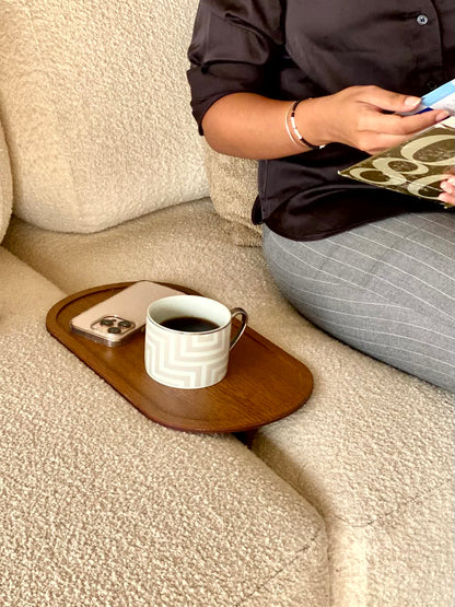 Elm Sofa Tray - Brown