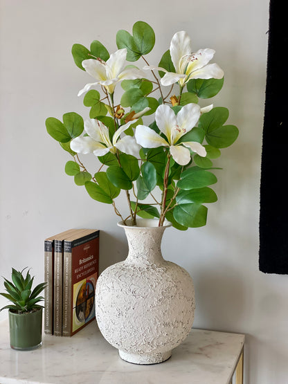 Artificial Bauhinia Flower Stem - White (Set of 2)