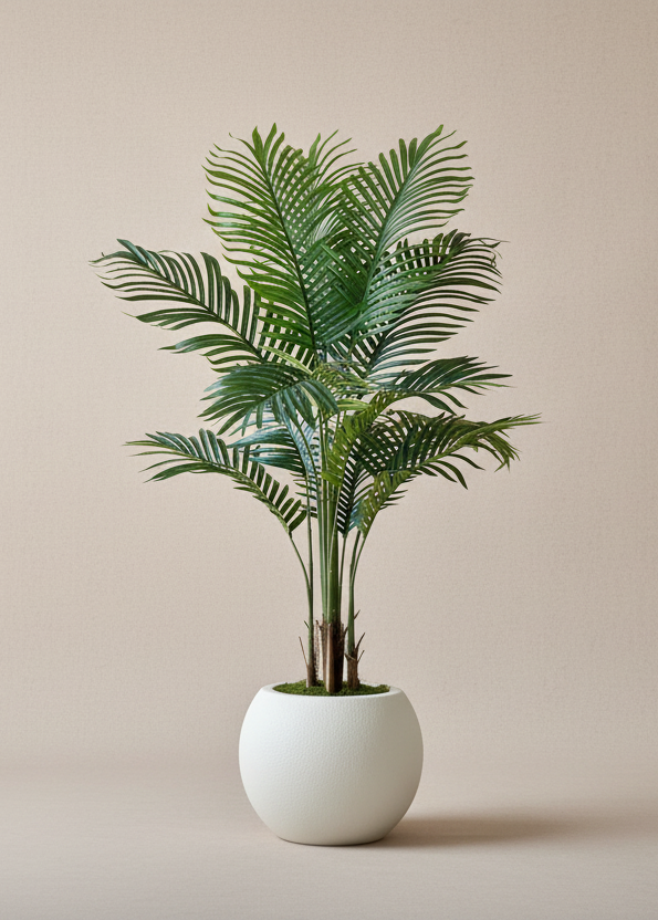 Artificial Areca Palm Plant + Pot - 4.5 Feet