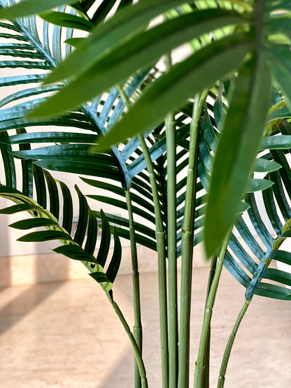 Artificial Areca Palm Plant + Pot - 4.5 Feet