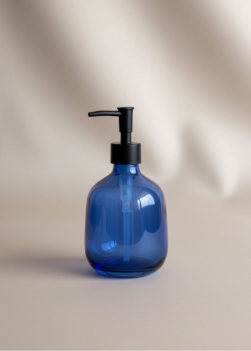 Radiant Bathroom Dispenser - Indigo Blue