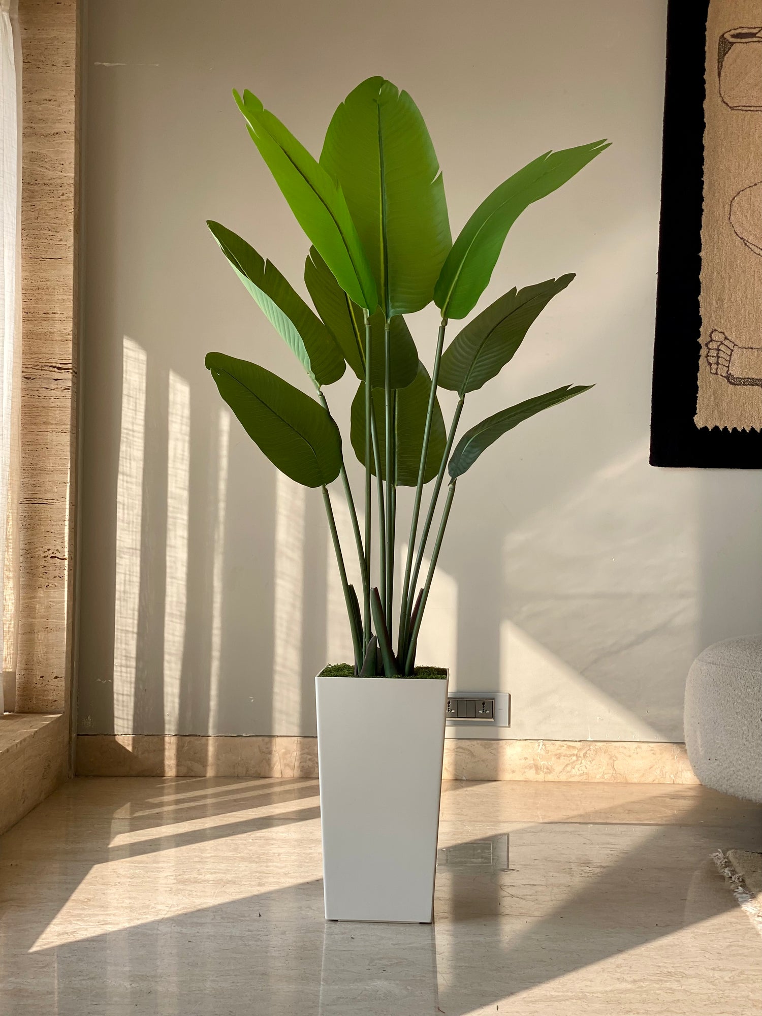 Artificial Emerald Palm Plant + Pot - 5 Feet