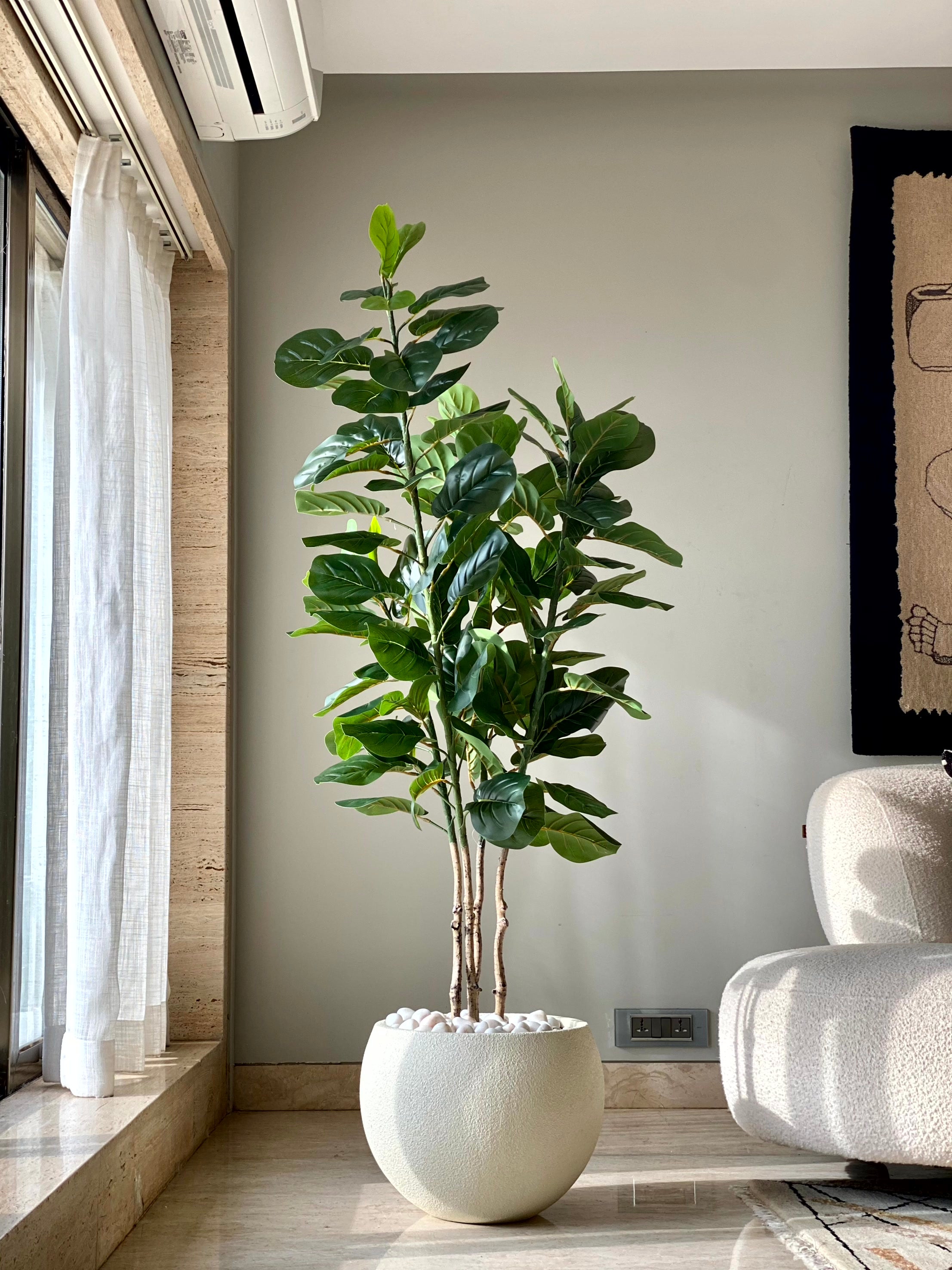 Artificial Fiddle Leaf Fig Tree - 5 Feet